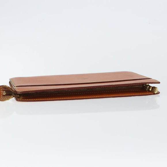 LOUIS VUITTON Epi Pochette Homme Clutch Bag Brown M52528 LV Auth th6427