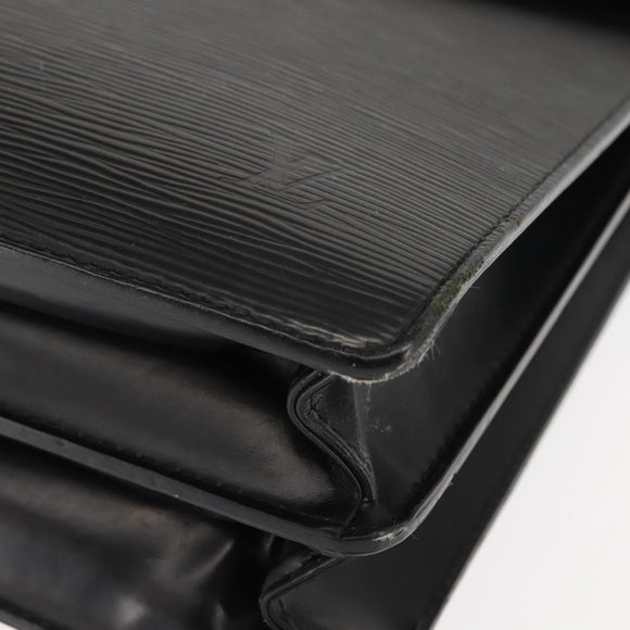 LOUIS VUITTON Epi Serviette Conseiller Business Bag Black M54422 LV Auth th6428