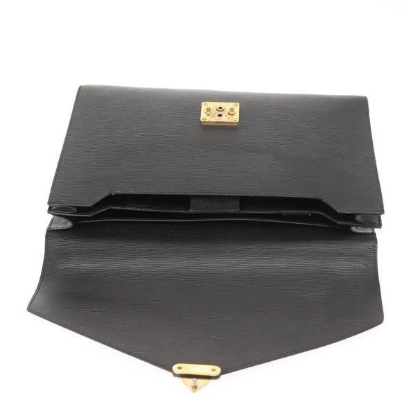 LOUIS VUITTON Epi Serviette Conseiller Business Bag Black M54422 LV Auth th6428