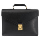 LOUIS VUITTON Epi Serviette Conseiller Business Bag Black M54422 LV Auth th6428-13