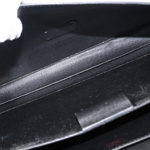 LOUIS VUITTON Epi Serviette Conseiller Business Bag Black M54422 LV Auth th6428
