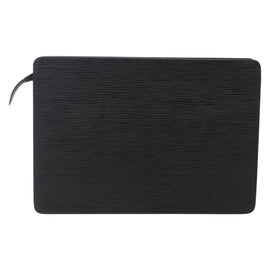 LOUIS VUITTON Epi Pochette Homme Clutch Bag Black Noir M52522 LV Auth th6429 - 0