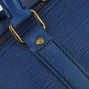 LOUIS VUITTON Epi Keepall 60 Boston Bag Old model Blue M42945 LV Auth th6430-17
