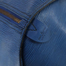 LOUIS VUITTON Epi Keepall 60 Boston Bag Old model Blue M42945 LV Auth th6430-18