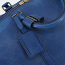 LOUIS VUITTON Epi Keepall 60 Boston Bag Old model Blue M42945 LV Auth th6430-19