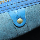 LOUIS VUITTON Epi Keepall 60 Boston Bag Old model Blue M42945 LV Auth th6430-12