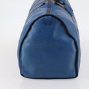 LOUIS VUITTON Epi Keepall 60 Boston Bag Old model Blue M42945 LV Auth th6430-4