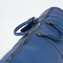 LOUIS VUITTON Epi Keepall 60 Boston Bag Old model Blue M42945 LV Auth th6430-6
