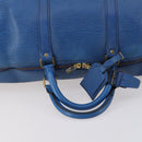 LOUIS VUITTON Epi Keepall 60 Boston Bag Old model Blue M42945 LV Auth th6430-7
