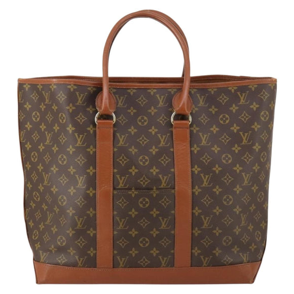 LOUIS VUITTON Monogram Sac Weekend GM Tote Bag M42420 LV Auth th6431