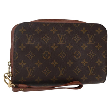 LOUIS VUITTON Monogram Orsay Clutch Bag M51790 LV Auth th6434