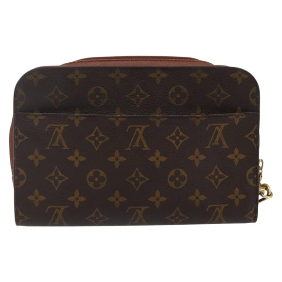 LOUIS VUITTON Monogram Orsay Clutch Bag M51790 LV Auth th6434