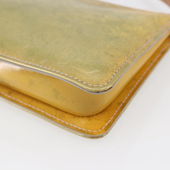 LOUIS VUITTON Monogram Vernis Lexington Accessory Pouch Grau M91056 Auth th6444