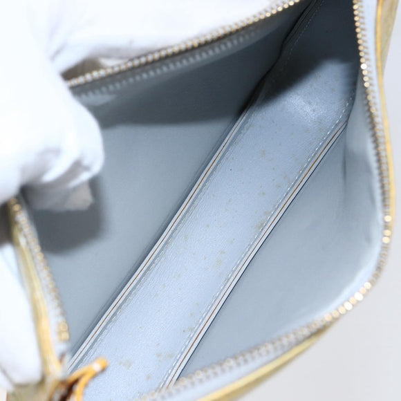 LOUIS VUITTON Monogram Vernis Lexington Accessory Pouch Grau M91056 Auth th6444