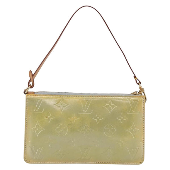 LOUIS VUITTON Monogram Vernis Lexington Accessory Pouch Grau M91056 Auth th6444