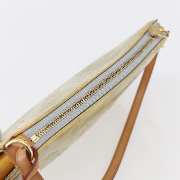 LOUIS VUITTON Monogram Vernis Lexington Accessory Pouch Grau M91056 Auth th6444