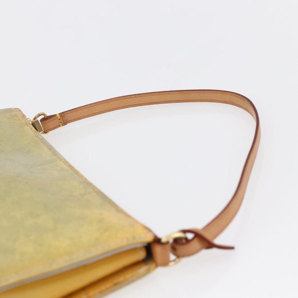 LOUIS VUITTON Monogram Vernis Lexington Accessory Pouch Grau M91056 Auth th6444