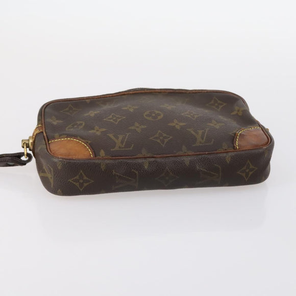 LOUIS VUITTON Gucci Monogram GG Canvas Clutch Bag 3Set Beige LV Auth th6448