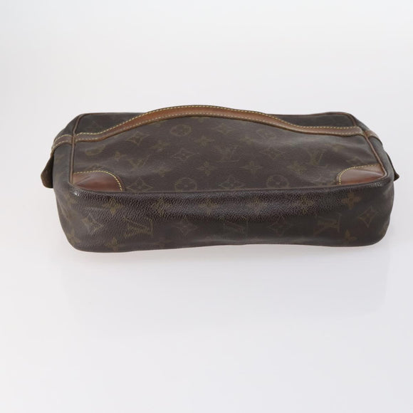 LOUIS VUITTON Gucci Monogram GG Canvas Clutch Bag 3Set Beige LV Auth th6448