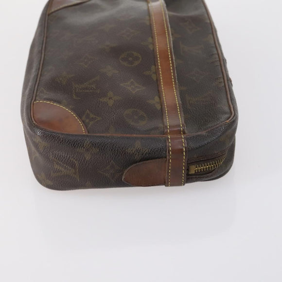 LOUIS VUITTON Gucci Monogram GG Canvas Clutch Bag 3Set Beige LV Auth th6448