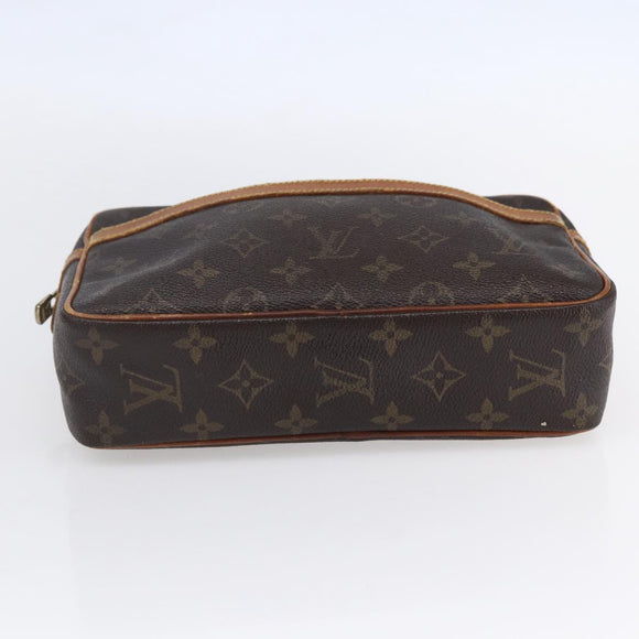 LOUIS VUITTON Monogram Compiegne 23 Clutch Bag M51847 LV Auth th6451