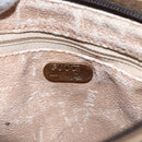 GUCCI GG Plus Supreme Shoulder Bag PVC Beige Gold Auth th6453-16