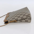 GUCCI GG Plus Supreme Shoulder Bag PVC Beige Gold Auth th6453-4