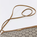 GUCCI GG Plus Supreme Shoulder Bag PVC Beige Gold Auth th6453-8