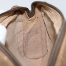 GUCCI GG Supreme Web Sherry Line Clutch Bag PVC Beige Gold 89 01 012 Auth th6454-11