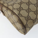 GUCCI GG Supreme Web Sherry Line Clutch Bag PVC Beige Gold 89 01 012 Auth th6454-14