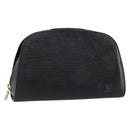 LOUIS VUITTON Epi Dauphine GM Cosmetic Pouch Black M48432 LV Auth th6458-1