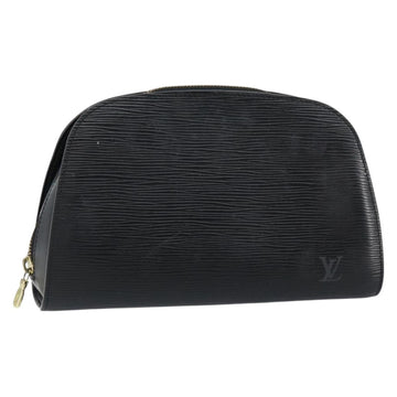 LOUIS VUITTON Epi Dauphine GM Cosmetic Pouch Black M48432 LV Auth th6458
