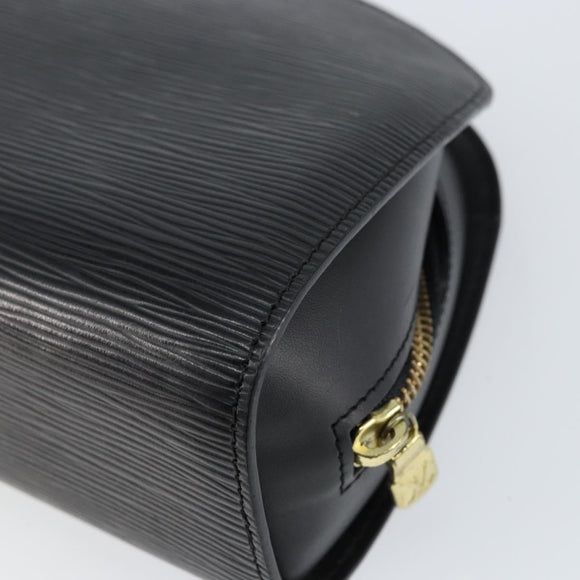 LOUIS VUITTON Epi Dauphine GM Cosmetic Pouch Black M48432 LV Auth th6458