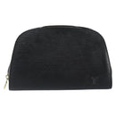 LOUIS VUITTON Epi Dauphine GM Cosmetic Pouch Black M48432 LV Auth th6458-13