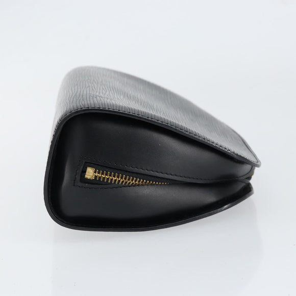 LOUIS VUITTON Epi Dauphine GM Cosmetic Pouch Black M48432 LV Auth th6458