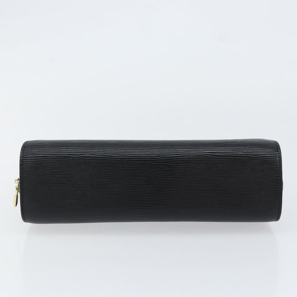 LOUIS VUITTON Epi Dauphine GM Cosmetic Pouch Black M48432 LV Auth th6458