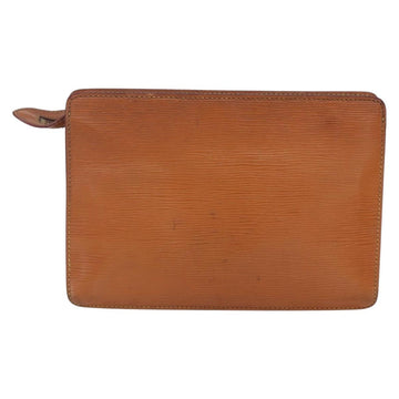 LOUIS VUITTON Epi Pochette Homme Bag Brown Zipangu Gold M52528 LV Auth th6459 - 0