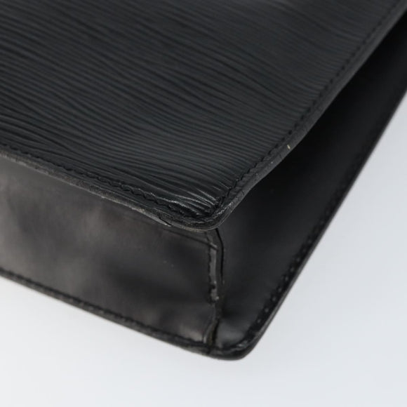 LOUIS VUITTON Epi Serie Dragonne Clutch Bag Black Noir M52612 LV Auth th6460