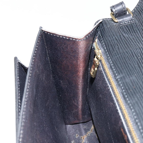 LOUIS VUITTON Epi Serie Dragonne Clutch Bag Black Noir M52612 LV Auth th6460