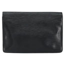 LOUIS VUITTON Epi Serie Dragonne Clutch Bag Black Noir M52612 LV Auth th6460-2