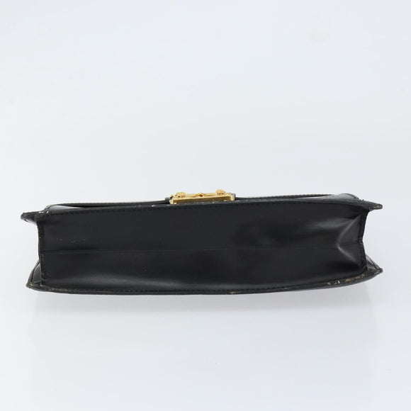 LOUIS VUITTON Epi Serie Dragonne Clutch Bag Black Noir M52612 LV Auth th6460