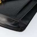 LOUIS VUITTON Epi Serie Dragonne Clutch Bag Black Noir M52612 LV Auth th6460-7