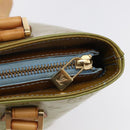 LOUIS VUITTON Monogram Vernis Houston Hand Bag Baby Blue M91005 LV Auth th6461-14