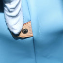 LOUIS VUITTON Monogram Vernis Houston Hand Bag Baby Blue M91005 LV Auth th6461-22