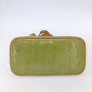 LOUIS VUITTON Monogram Vernis Houston Hand Bag Baby Blue M91005 LV Auth th6461-9