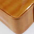 LOUIS VUITTON Monogram Vernis Columbus Tote Bag Beige M91023 LV Auth th6462-11