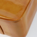 LOUIS VUITTON Monogram Vernis Columbus Tote Bag Beige M91023 LV Auth th6462-12