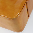 LOUIS VUITTON Monogram Vernis Columbus Tote Bag Beige M91023 LV Auth th6462-13