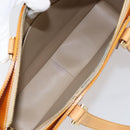 LOUIS VUITTON Monogram Vernis Columbus Tote Bag Beige M91023 LV Auth th6462-17