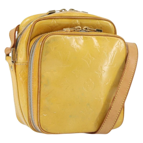 LOUIS VUITTON Monogram Vernis Wooster Shoulder Bag Gris M91036 LV Auth th6463